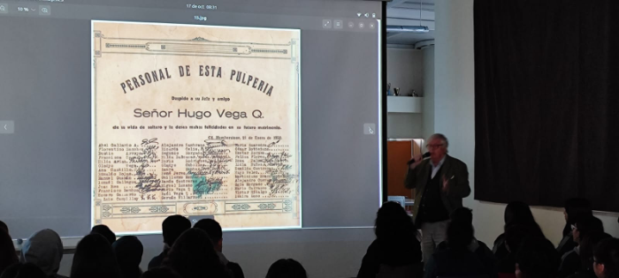 Apertura del ABP de 6tos básicos del segundo semestre “Historias de la Pampa, aspectos sociales de la salitrera Humberstone”