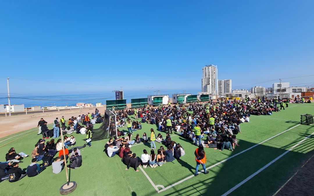 Simulacro de evacuación tras sismo en la ciudad refuerza protocolos de seguridad en el Colegio Hispano Británico