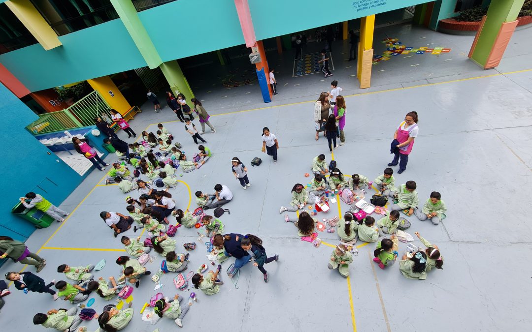 Los niños y niñas del Jardín experimentan un recreo como estudiantes del Colegio Hispano Británico